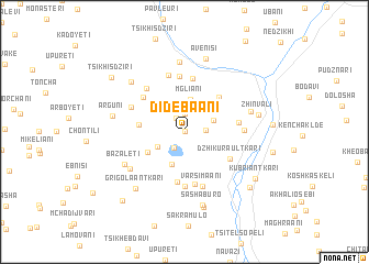 map of Didebaani