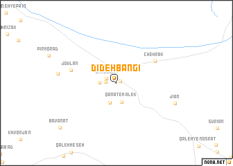 map of Dīdeh Bāngī