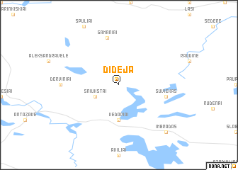 map of Didėja