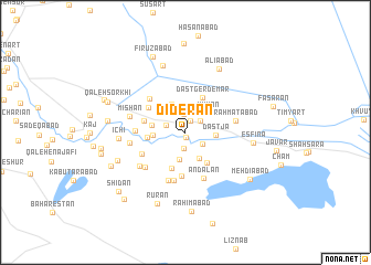 map of Dīderān