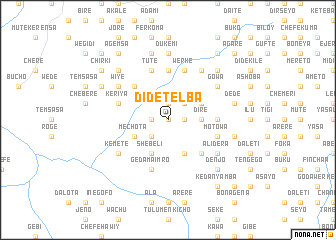 map of Dīde Telba