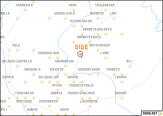 map of Didé