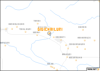 map of Didi Chʼailuri