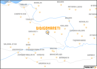 map of Didi Gomaretʼi