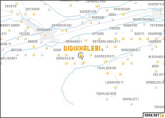 map of Didi Khalebi