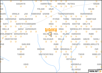 map of Didiku