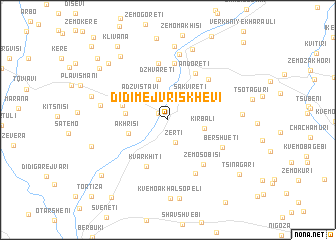 map of Didi Mejvriskhevi