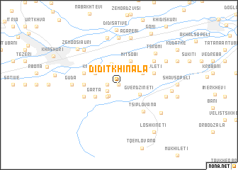 map of Didi-Tkhinala