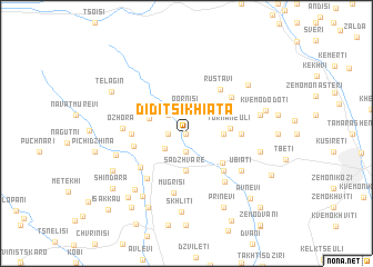 map of Didi-Tsikhiata