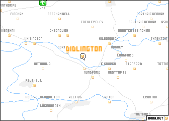 map of Didlington