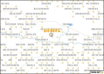 map of Dieberg