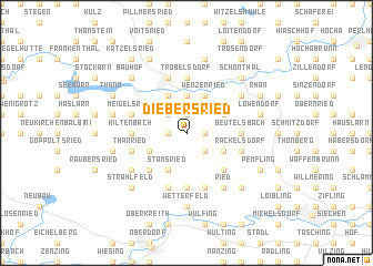 map of Diebersried