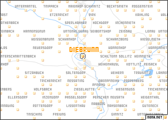 map of Diebrunn