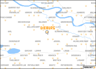 map of Die Burg