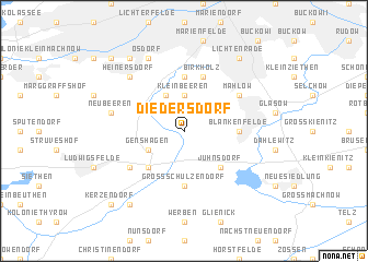 map of Diedersdorf