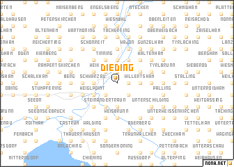 map of Dieding