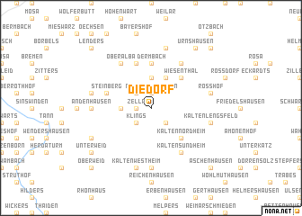 map of Diedorf