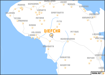 map of Diefchá