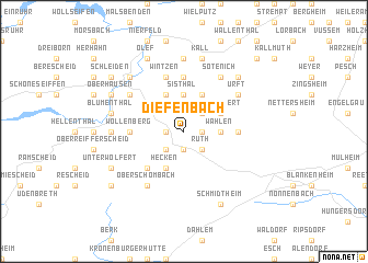 map of Diefenbach