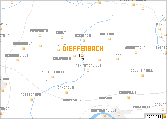 map of Dieffenbach