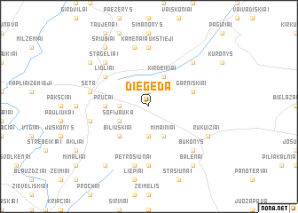 map of Diegeda