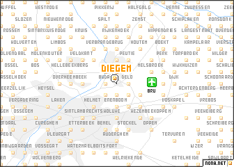 map of Diegem