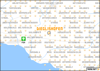 map of Dieglishofen