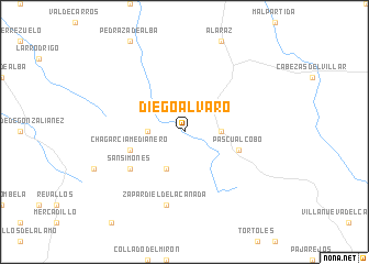 map of Diego Álvaro