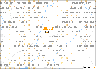 map of Diego