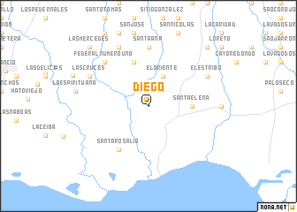 map of Diego