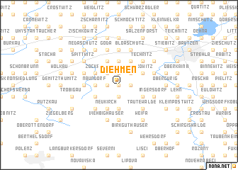 map of Diehmen