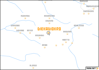 map of Diékadiokro