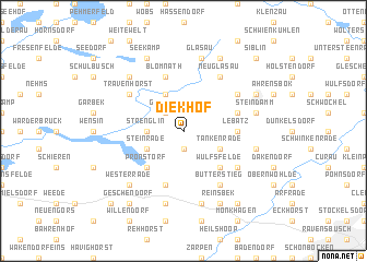 map of Diekhof
