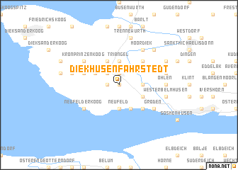 map of Diekhusen-Fahrstedt