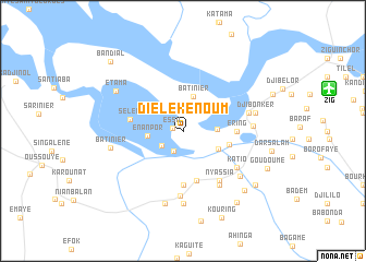 map of Diélékénoum