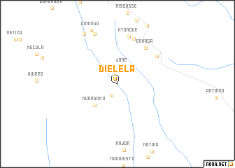 map of Dielela