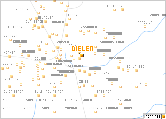 map of Diélen