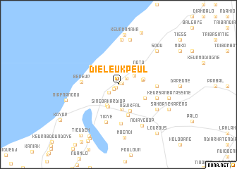 map of Diéleuk Peul