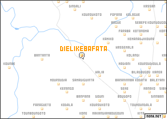 map of Diélikébafata