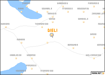 map of Diéli