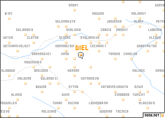 map of Diel