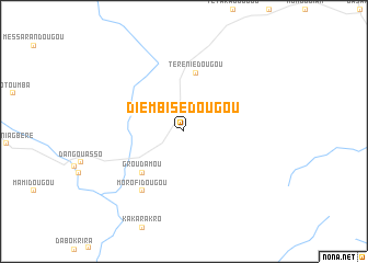 map of Diembisédougou