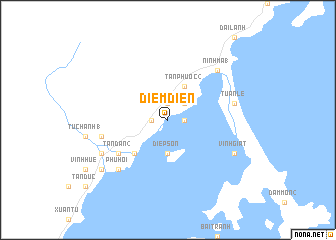 map of Diêm Ðiên