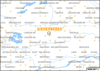 map of Diemerbroek