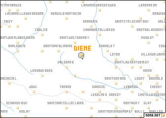map of Dième