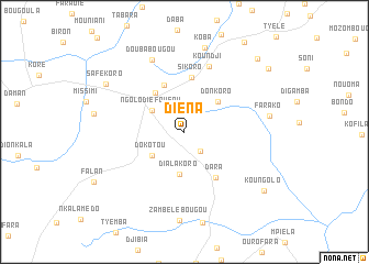 map of Diéna