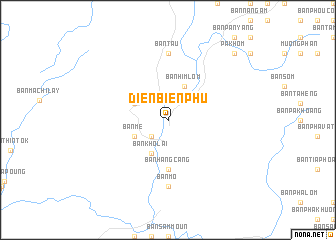 map of Diện Biên Phủ