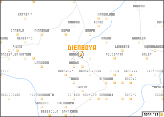 map of Dienboya