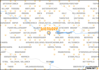 map of Diendorf