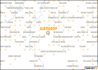 map of Diendorf